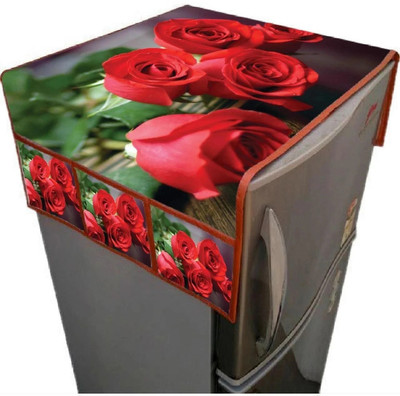 SALONI FAB Refrigerator  Cover(Width: 99 cm, red)