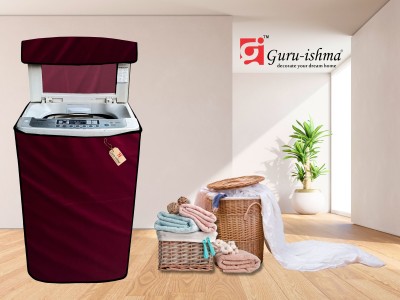 GURU ISHMA Top Loading Washing Machine  Cover(Width: 58.42 cm, Maroon)