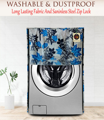Comfort House Front Loading Washing Machine  Cover(Width: 58 cm, Blue)