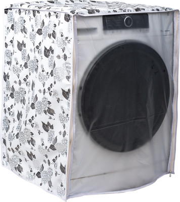 Classic Front Loading Washing Machine  Cover(Width: 63 cm, HALF WHITE, GREY)