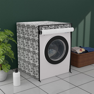 KUBER INDUSTRIES Front Loading Washing Machine  Cover(Width: 60 cm, Black)