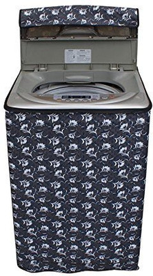 KingMatters Top Loading Washing Machine  Cover(Width: 52 cm, White, Multi)