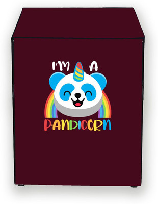 Hizing Front Loading Washing Machine  Cover(Width: 66 cm, Maroon, Multicolor)