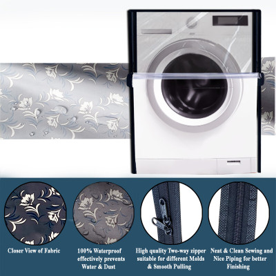 SAVEIT Front Loading Washing Machine  Cover(Width: 63 cm, Multicolor)