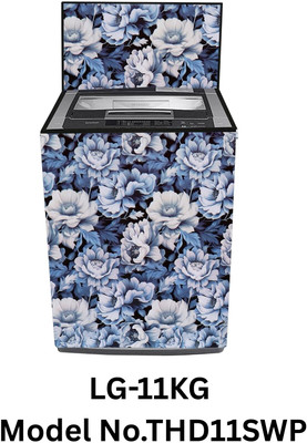 Elam Decor Top Loading Washing Machine  Cover(Width: 58 cm, Blue)