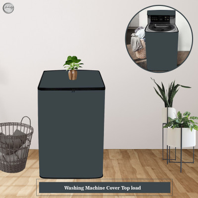 Hillberg Top Loading Washing Machine  Cover(Width: 66.04 cm, Grey)