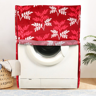 E-Retailer Front Loading Washing Machine  Cover(Width: 58 cm, Maroon)