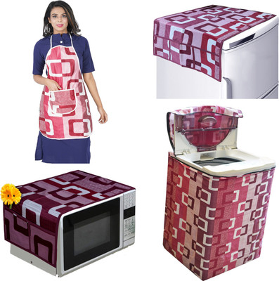 Comfort House Front Loading Washing Machine  Cover(Width: 58 cm, Maroon)