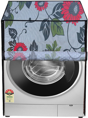 Archistylo Front Loading Washing Machine  Cover(Width: 69 cm, Pinkish, Cyan Blue)