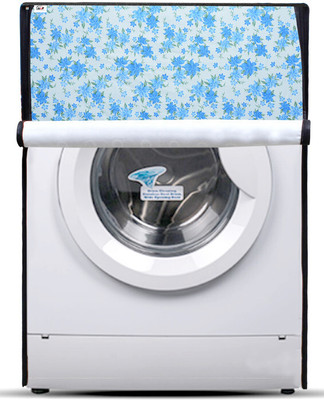 AAVYA UNIQUE FASHION Front Loading Washing Machine  Cover(Width: 60 cm, Blue, White)