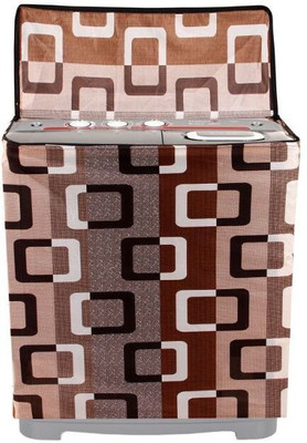 Crosmo Semi-Automatic Washing Machine  Cover(Width: 80.01 cm, Brown)