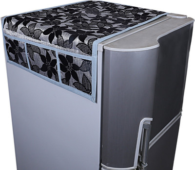 KUBER INDUSTRIES Refrigerator  Cover(Width: 98 cm, Grey)