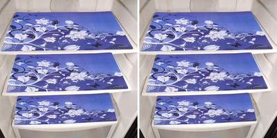 KUBER INDUSTRIES Fridge Mat(Width: 46 cm, Blue)