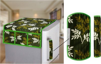 E-Retailer Refrigerator  Cover(Width: 53 cm, Green)