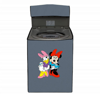 Delideal Top Loading Washing Machine  Cover(Width: 63 cm, Grey)