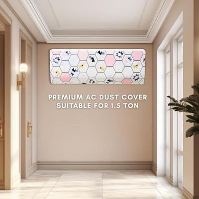 Sarvatapana Air Conditioner  Cover(Width: 22.9 cm, Split Indoor AC Cover Unit for 1.5 Ton, Hexagon)