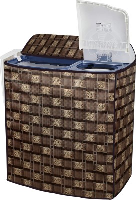 Star Weaves Semi-Automatic Washing Machine  Cover(Width: 84 cm, Brown)