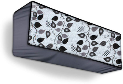 Lala Maneet Air Conditioner  Cover(Width: 111.7 cm, Grey Leaf)