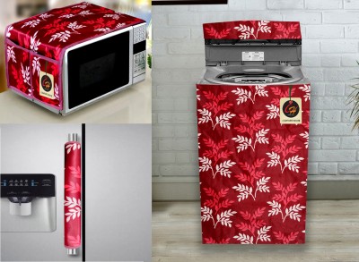 Comfort House Top Loading Washing Machine  Cover(Width: 58.42 cm, Maroon)