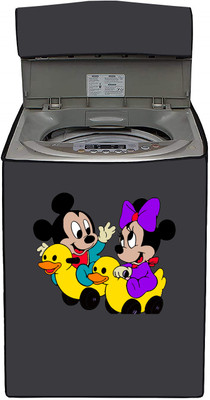 ME AND ME Front Loading Washing Machine  Cover(Width: 67 cm, Grey, Yellow)