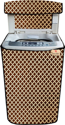 GURU-ISHMA Top Loading Washing Machine  Cover(Width: 59 cm, Brown, Yellow)