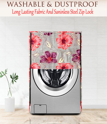 Flipkart SmartBuy Front Loading Washing Machine  Cover(Width: 58 cm, Purple, Maroon)