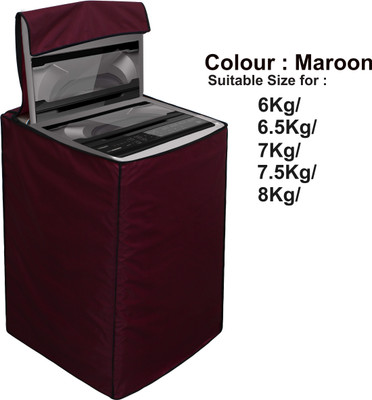Star Weaves Top Loading Washing Machine  Cover(Width: 60 cm, Maroon)