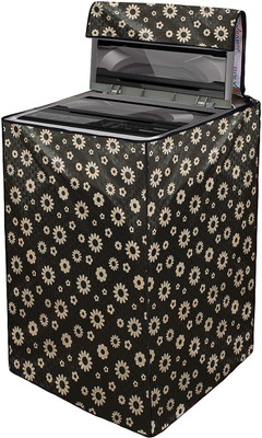 Glory Care Top Loading Washing Machine  Cover(Width: 58.42 cm, Brown & Yellow)