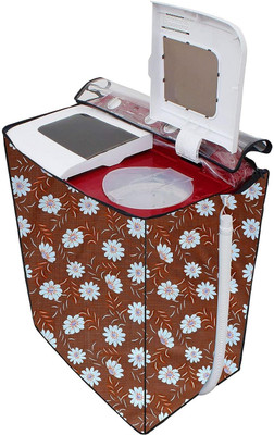 Crosia Craft Semi-Automatic Washing Machine  Cover(Width: 82 cm, Brown)