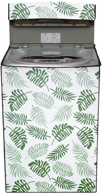 Wings Star Top Loading Washing Machine  Cover(Width: 57 cm, Green Leafy)