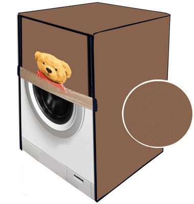 JM Homefurnishings Front Loading Washing Machine  Cover(Width: 58 cm, Beige)