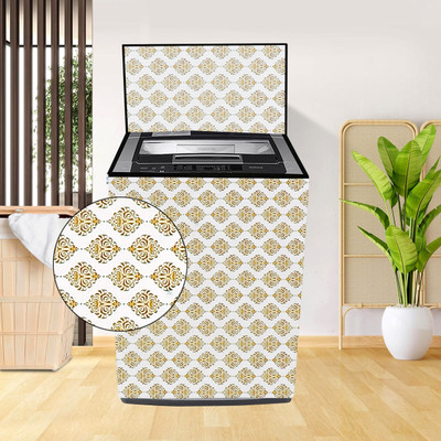 Elam Decor Top Loading Washing Machine  Cover(Width: 58 cm, Dmass Gold)