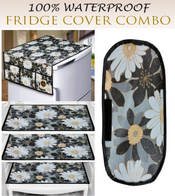 Comfort House Refrigerator  Cover(Width: 99 cm, Black)