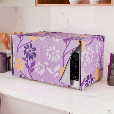 Heart Home Microwave Oven  Cover(Width: 53 cm, Purple)