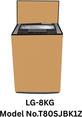 Elam Decor Top Loading Washing Machine  Cover(Width: 58 cm, Beige)
