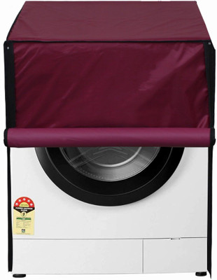 Wings Star Front Loading Washing Machine  Cover(Width: 59 cm, Maroon)
