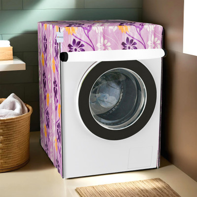HOMESTIC Front Loading Washing Machine  Cover(Width: 60 cm, Purple)