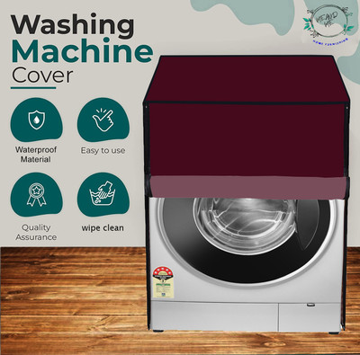 ME AND ME Front Loading Washing Machine  Cover(Width: 68 cm, Maroon)