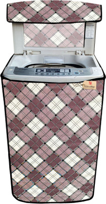 GURU-ISHMA Top Loading Washing Machine  Cover(Width: 58.5 cm, Brown, Cream)