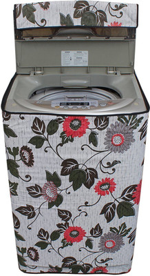 KingMatters Top Loading Washing Machine  Cover(Width: 52 cm, Grey, Printed)