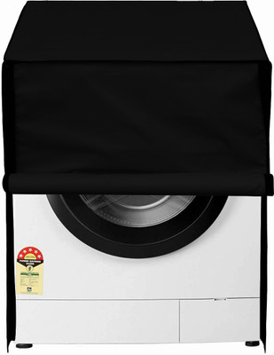 Wings Star Front Loading Washing Machine  Cover(Width: 62 cm, Black)
