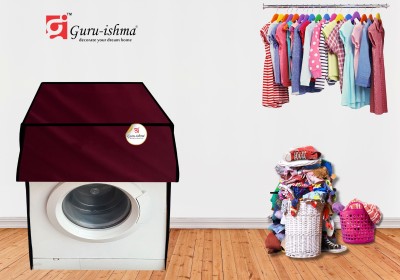 GURU-ISHMA Front Loading Washing Machine  Cover(Width: 53.34 cm, maroon)