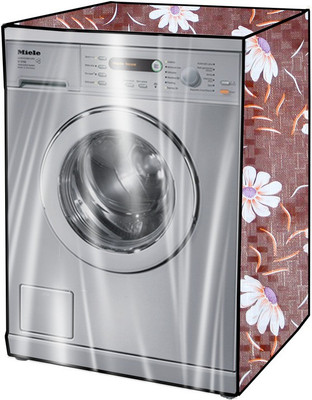KVAR Front Loading Washing Machine  Cover(Width: 72 cm, Brown, White)