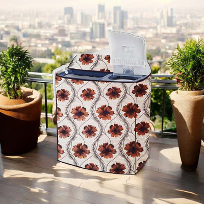 Weesof Semi-Automatic Washing Machine  Cover(Width: 81 cm, Multicolor)