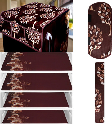Flipkart SmartBuy Refrigerator  Cover(Width: 55 cm, Brown, Beige)