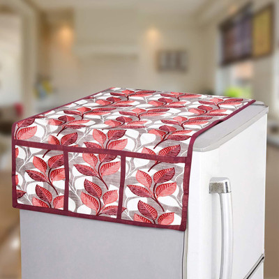 E-Retailer Refrigerator  Cover(Width: 53 cm, Pink)
