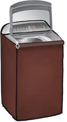 Delideal Top Loading Washing Machine  Cover(Width: 70 cm, Brown)