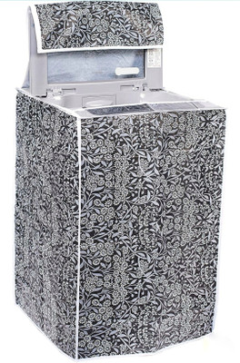 Shivkari Top Loading Washing Machine  Cover(Width: 63 cm, Grey & Black)