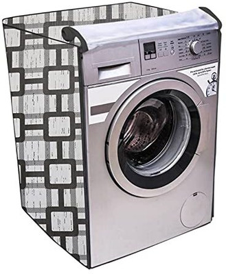 CASA FURNISHING Front Loading Washing Machine  Cover(Width: 60 cm, GREY)