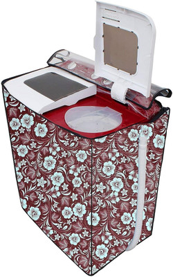 Crosia Craft Semi-Automatic Washing Machine  Cover(Width: 82 cm, Brown)